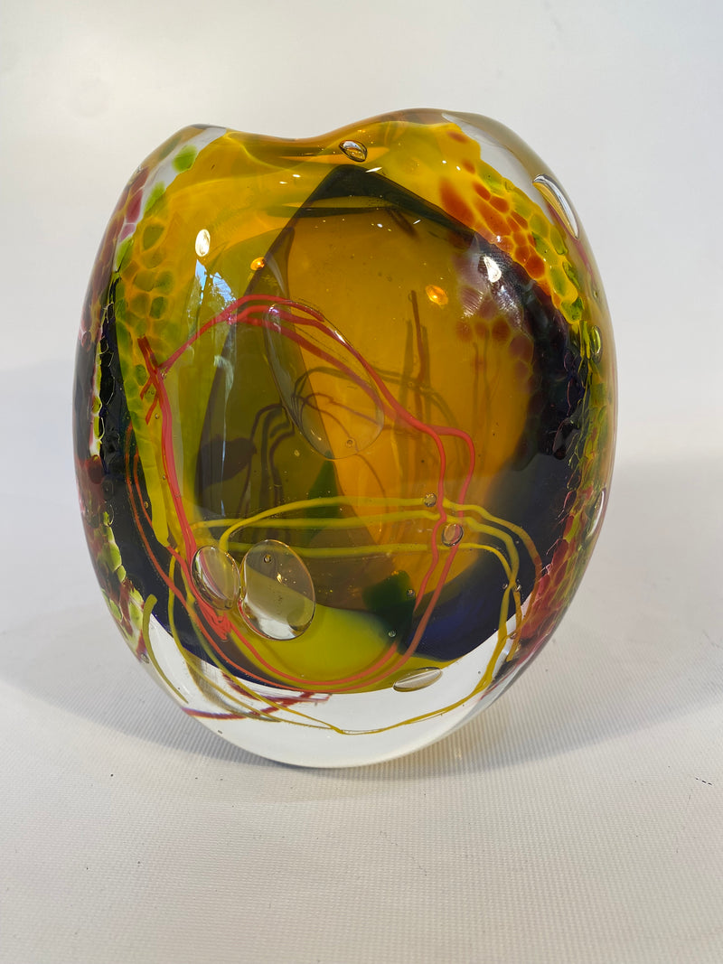 Hand Blown Glass Vessel