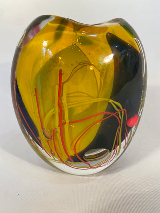 Hand Blown Glass Vessel