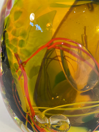 Hand Blown Glass Vessel