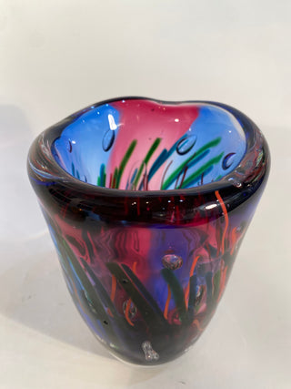 Hand Blown Glass Vessel