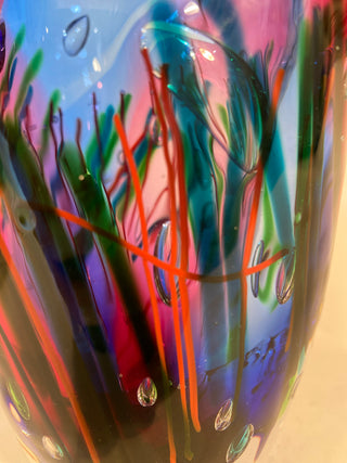Hand Blown Glass Vessel