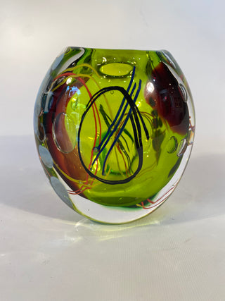 Hand Blown Glass Vessel
