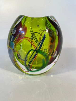 Hand Blown Glass Vessel