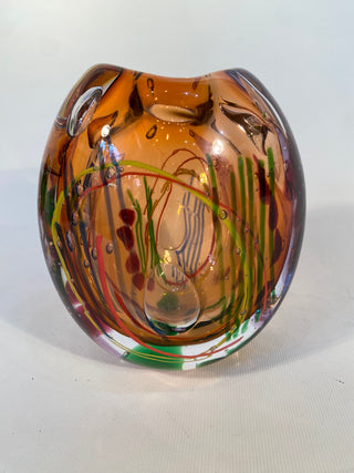 Hand Blown Glass Vessel