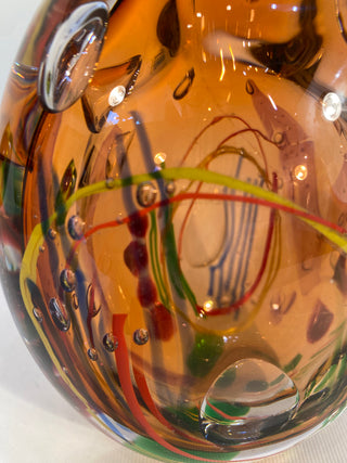 Hand Blown Glass Vessel
