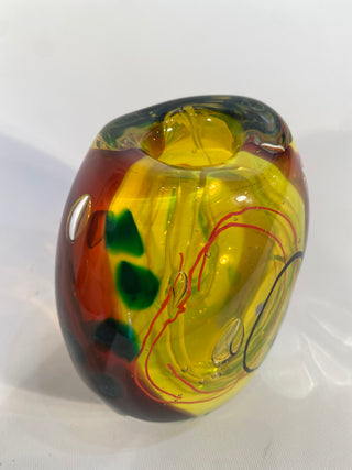Hand Blown Glass Vessel