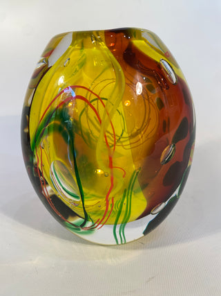 Hand Blown Glass Vessel