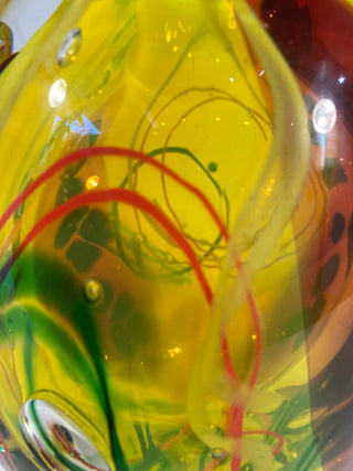 Hand Blown Glass Vessel