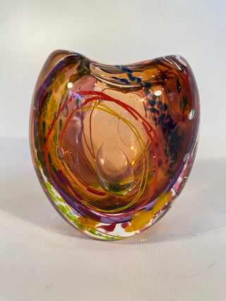 Hand Blown Glass Vessel