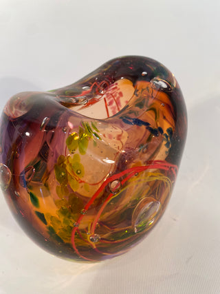 Hand Blown Glass Vessel