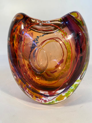 Hand Blown Glass Vessel