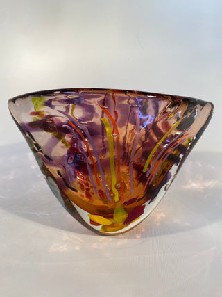 Hand Blown Glass Vessel