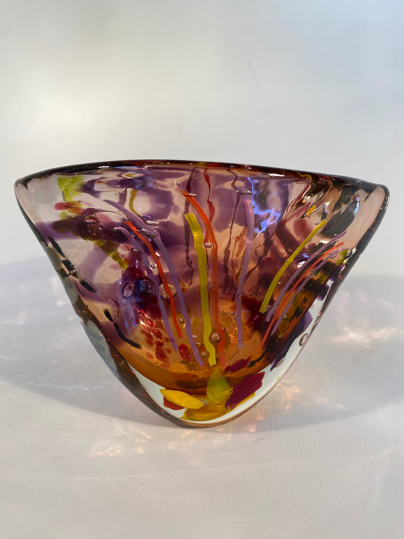 Hand Blown Glass Vessel