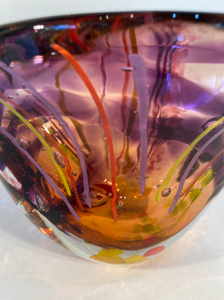 Hand Blown Glass Vessel