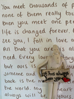 It Has Always Been You - Ceramic on Canvas