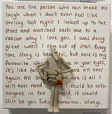 You Had Me at Hello - Ceramic on Canvas
