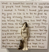 My Very Best Friend - Ceramic on Canvas