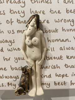 My Very Best Friend - Ceramic on Canvas