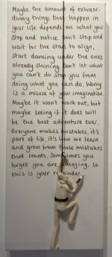 The Written Word - Ceramic on Canvas