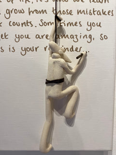The Written Word - Ceramic on Canvas