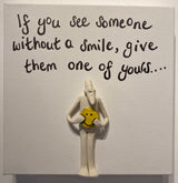 Share a Smile - Ceramic on Canvas