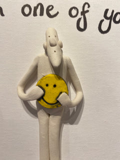 Share a Smile - Ceramic on Canvas