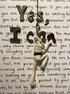 Yes I Can - Ceramic on Canvas 2