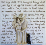 Our Best Friend - Ceramic on Canvas