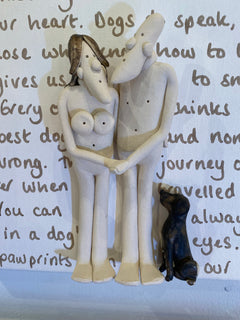 Our Best Friend - Ceramic on Canvas