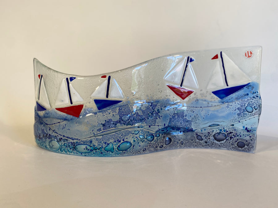 Fused Glass Boat Curve