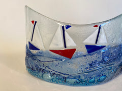 Fused Glass Boat Curve