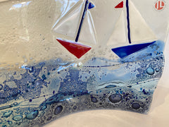 Fused Glass Boat Curve