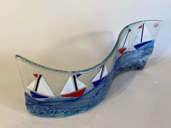 Fused Glass Boat Curve
