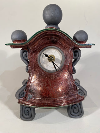 "Raku Clock" available at Artifex 