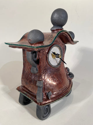 "Raku Clock" available at Artifex 