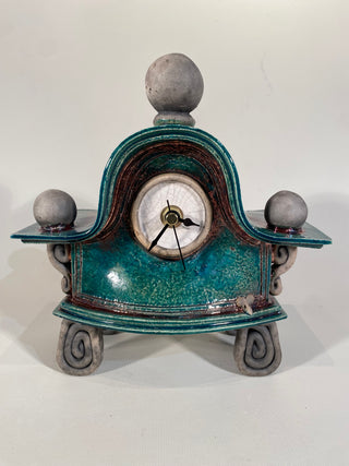 "Raku Clock" available at Artifex 