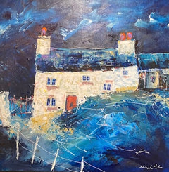 "Hillside Cottage Painting" available at Artifex 