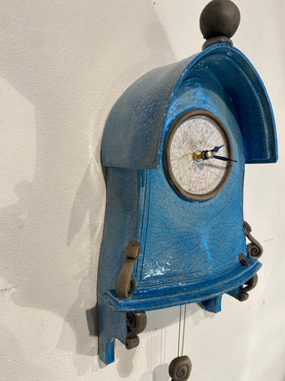 "Large Raku Wall Clock" available at Artifex 