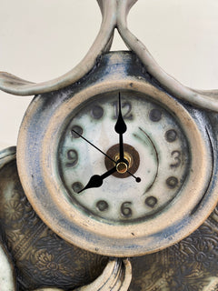 "Large Ceramic Mantle Clock" available at Artifex 