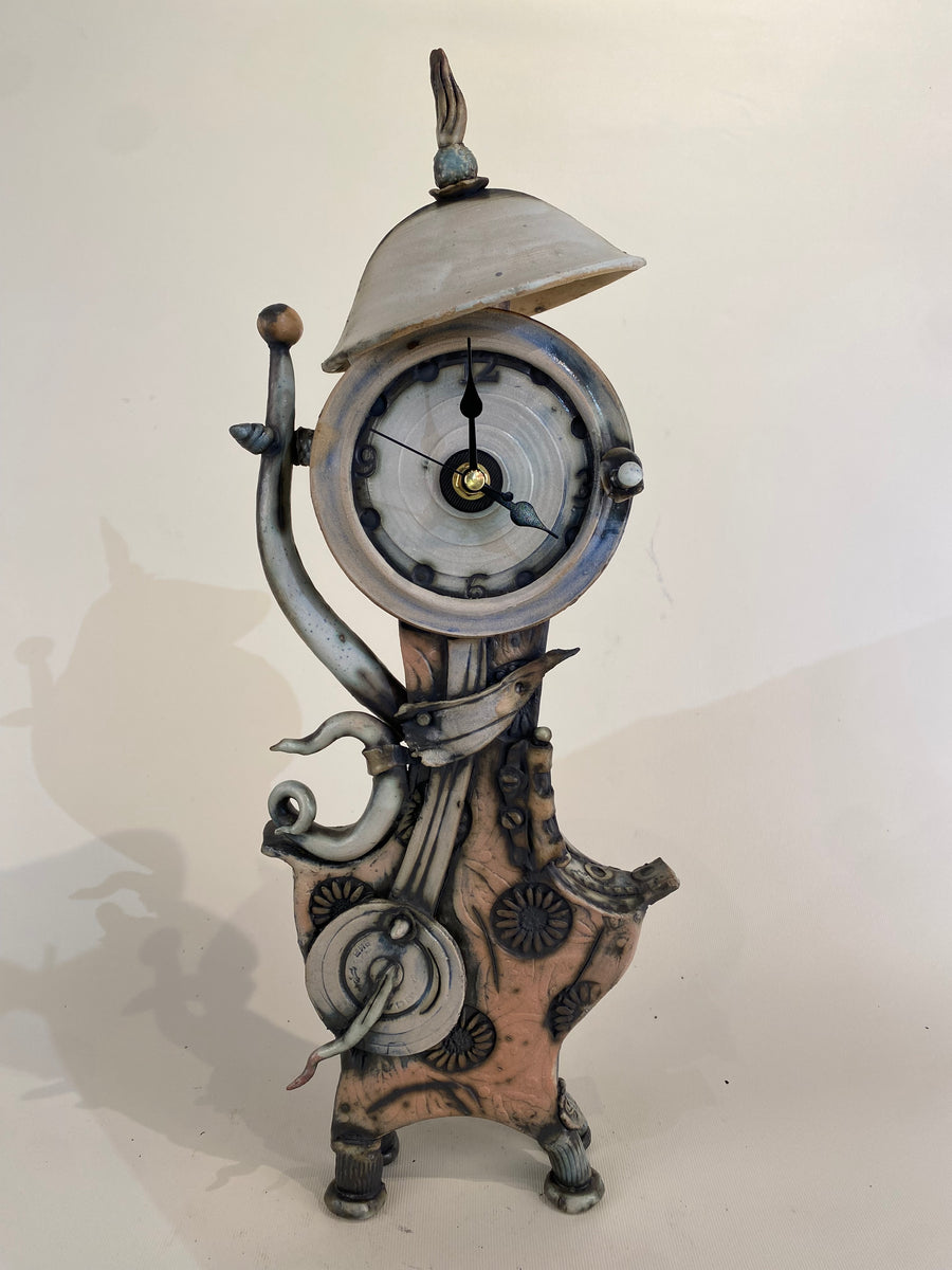"Large Ceramic Mantle Clock" available at Artifex 