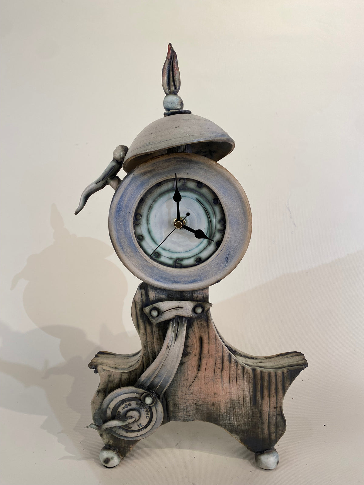 "Large Ceramic Mantle Clock" available at Artifex 