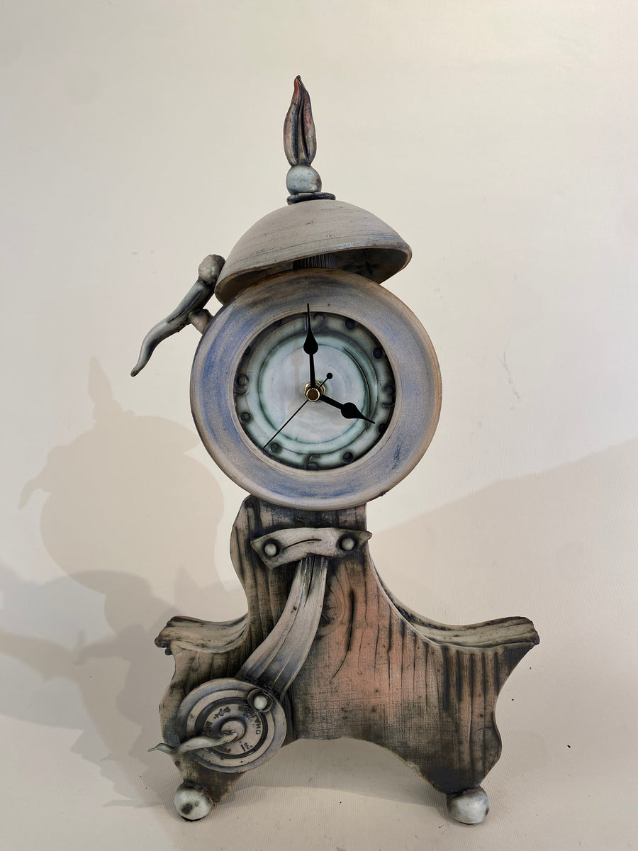 "Large Ceramic Mantle Clock" available at Artifex 