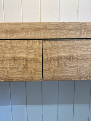 "Figured Tamu Console Table" available at Artifex 