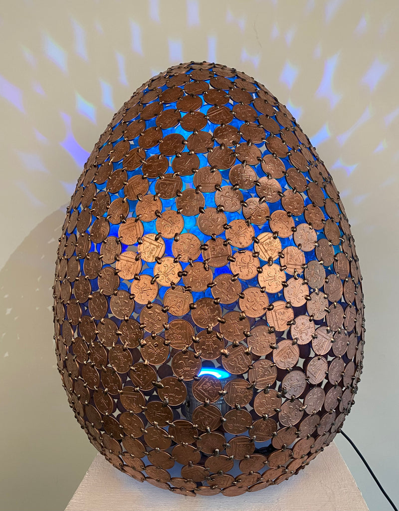 "2p Egg Lamp" available at Artifex 
