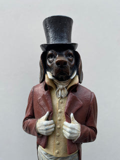 "Old Foes (Hound) Bronze" available at Artifex 