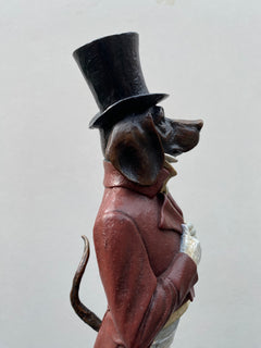 "Old Foes (Hound) Bronze" available at Artifex 