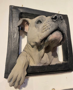 Wall Framed Dog