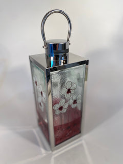 Fused Glass & Metal Lantern