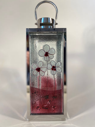 Fused Glass & Metal Lantern