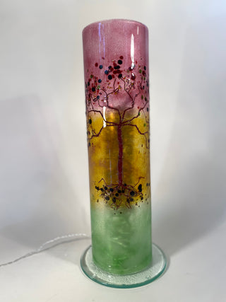 Fused Glass Tree Lamp